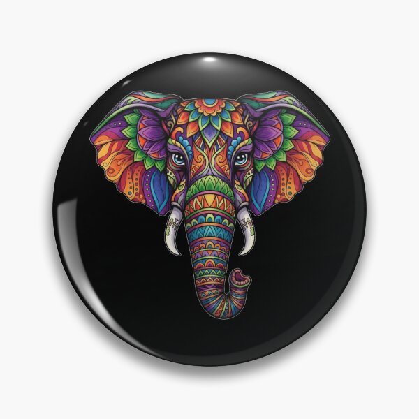 Item preview, Vibrant Mandala Elephant Spirit designed and sold by ElephantVibes.