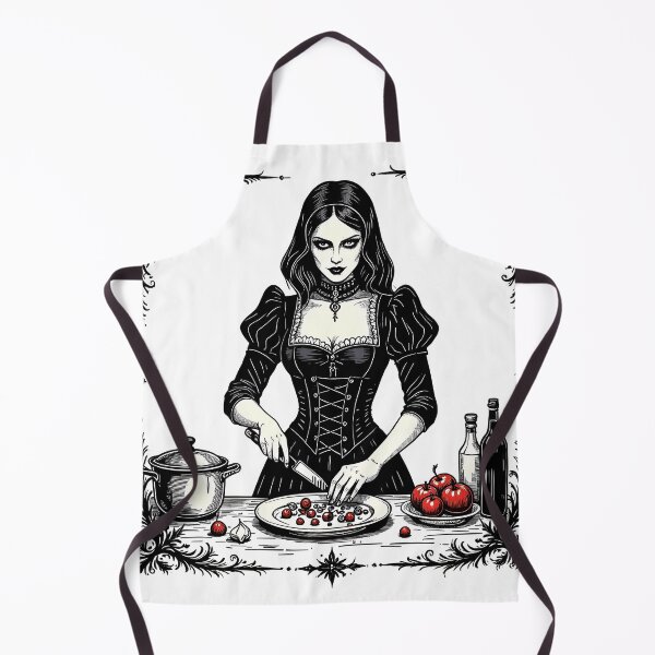 Item preview, Gothic Chef Preparing Berries designed and sold by AnimalAirtistry.