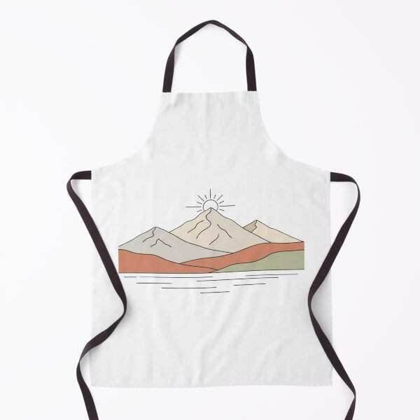 Item preview, Zen Mountain Minimalist Lines – Calm Nature Aesthetic Design designed and sold by JustCrafted.