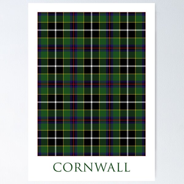 Item preview, Cornish National Tartan | Official National Tartan Design of Cornwall (Hunting)  designed and sold by The Plaid Store®.