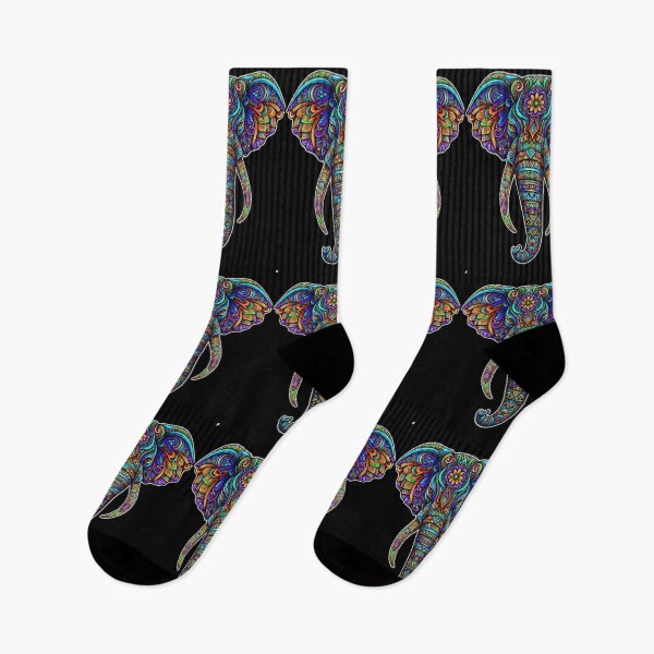 Item preview, Vibrant Mandala Elephant Art designed and sold by ElephantVibes.