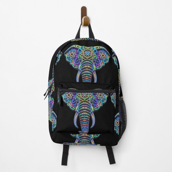 Item preview, Vibrant Layered Elephant Mandala designed and sold by ElephantVibes.