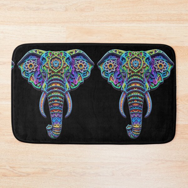 Item preview, Vibrant Layered Elephant Mandala designed and sold by ElephantVibes.