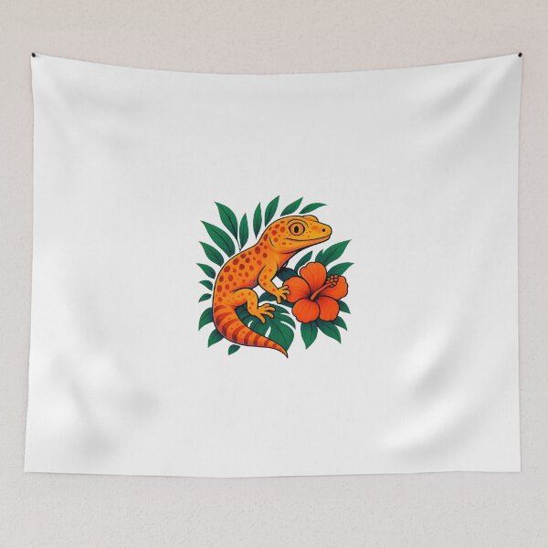 Item preview, Leopard Gecko — Tropical Vector Art designed and sold by UmniTok.