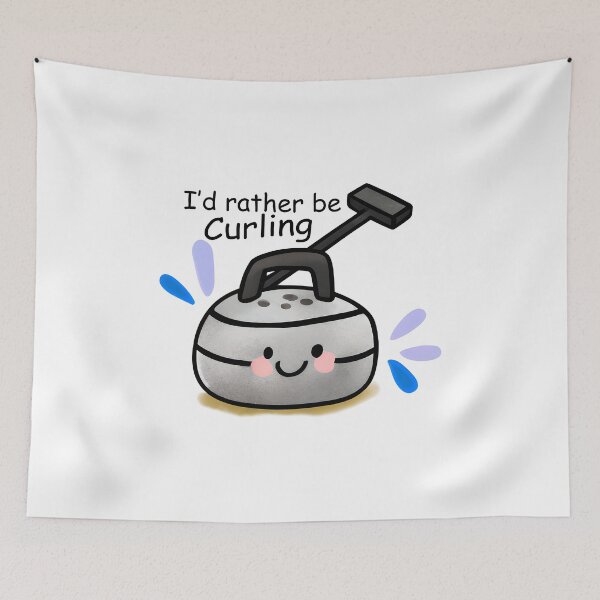 Item preview, I'd Rather Be Curling  designed and sold by CurlSport.