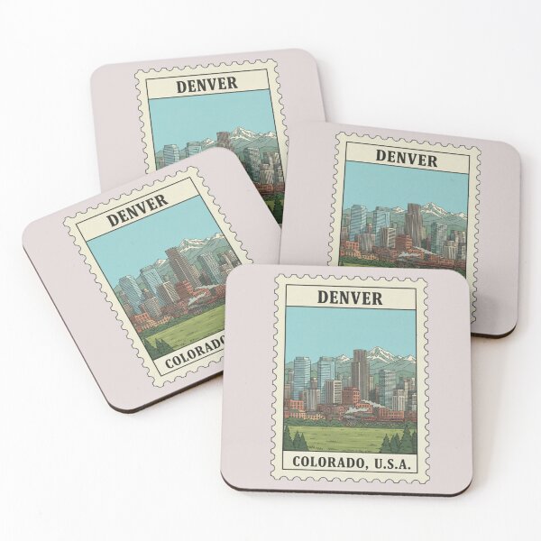 Item preview, Vintage Colorado Denver USA Stamp  designed and sold by allaboutstamps.
