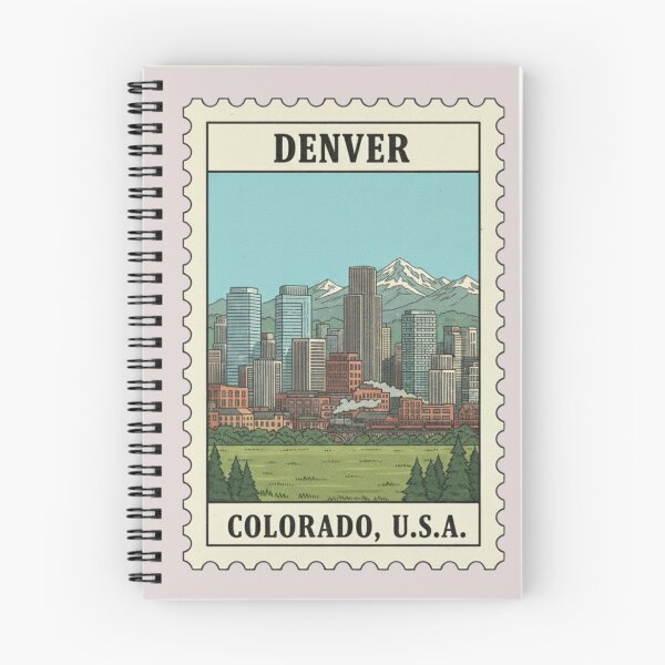 Item preview, Vintage Colorado Denver USA Stamp  designed and sold by allaboutstamps.