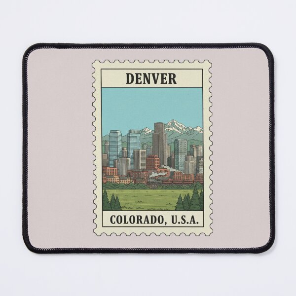 Item preview, Vintage Colorado Denver USA Stamp  designed and sold by allaboutstamps.