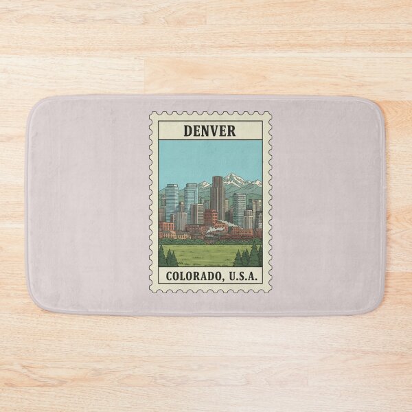 Item preview, Vintage Colorado Denver USA Stamp  designed and sold by allaboutstamps.