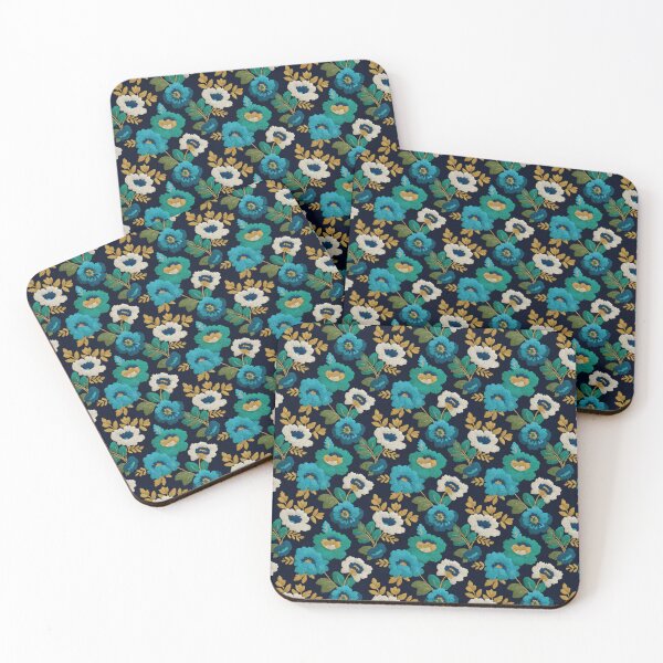 Item preview, Elegant Radiant Floral Embroidered Print For Sunny Interiors designed and sold by RoyalStarsPatts.
