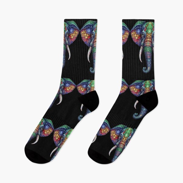 Item preview, Rainbow Mandala Elephant Spirit designed and sold by ElephantVibes.