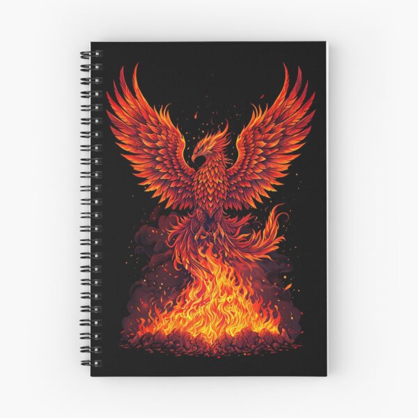 Item preview, Fiery Phoenix Rising Poster – Mythical Bird Wall Art for Rebirth, Strength & Transformation Decor designed and sold by Bright Nest Studio.