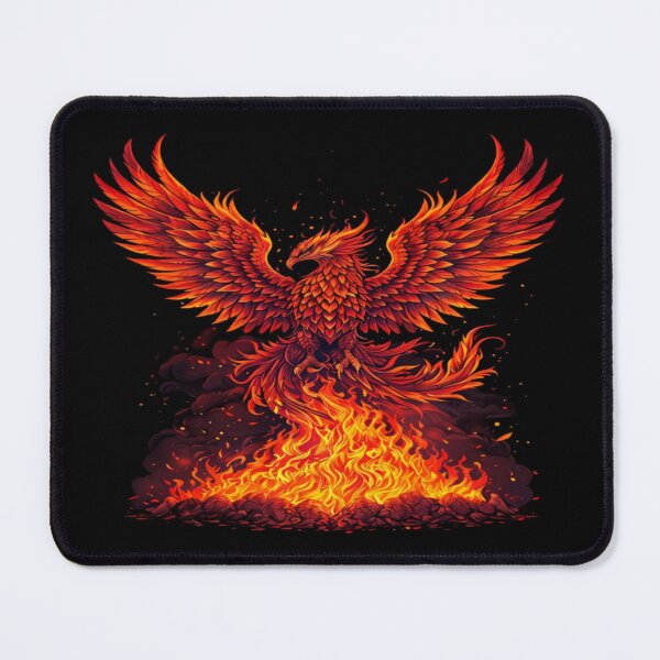 Item preview, Fiery Phoenix Rising Poster – Mythical Bird Wall Art for Rebirth, Strength & Transformation Decor designed and sold by Bright Nest Studio.
