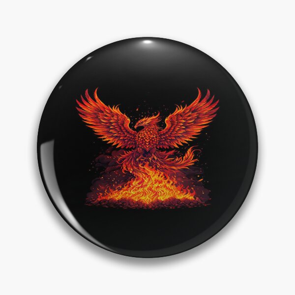 Item preview, Fiery Phoenix Rising Poster – Mythical Bird Wall Art for Rebirth, Strength & Transformation Decor designed and sold by Bright Nest Studio.