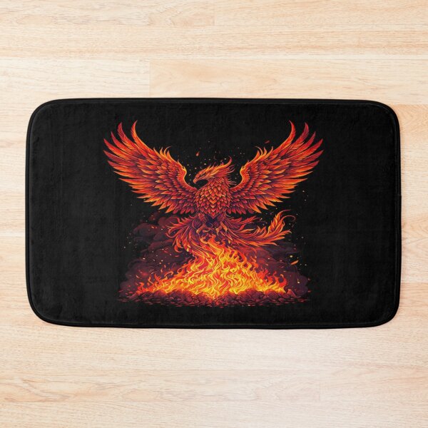 Item preview, Fiery Phoenix Rising Poster – Mythical Bird Wall Art for Rebirth, Strength & Transformation Decor designed and sold by Bright Nest Studio.
