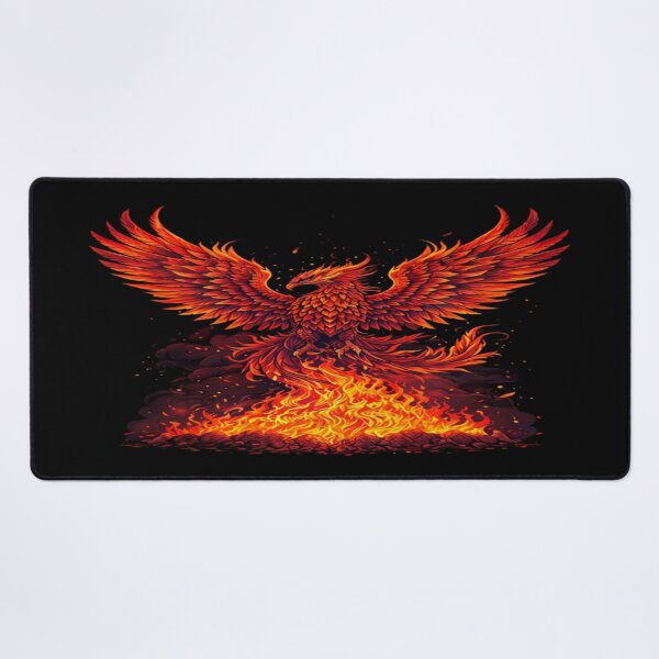 Item preview, Fiery Phoenix Rising Poster – Mythical Bird Wall Art for Rebirth, Strength & Transformation Decor designed and sold by Bright Nest Studio.