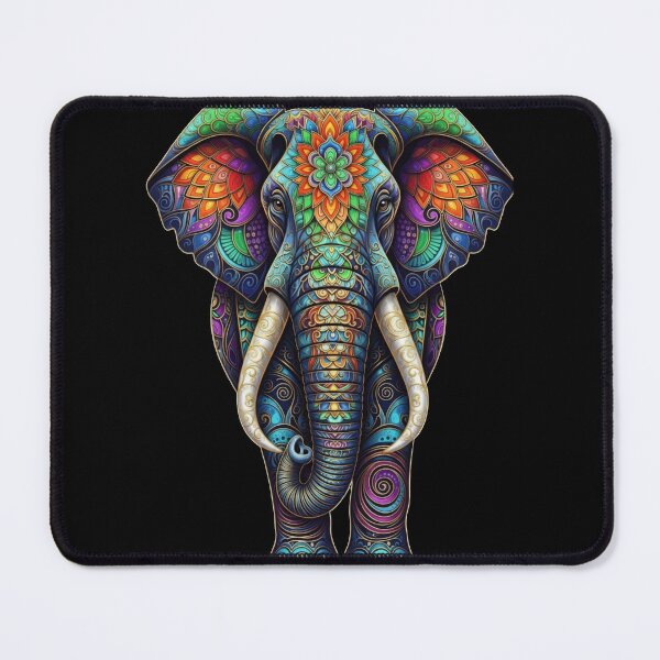 Item preview, Vibrant Mandala Elephant Spirit designed and sold by ElephantVibes.