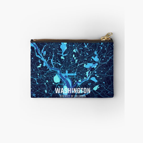 Item preview, Washington Midnight City Map designed and sold by HomeLivingCo.