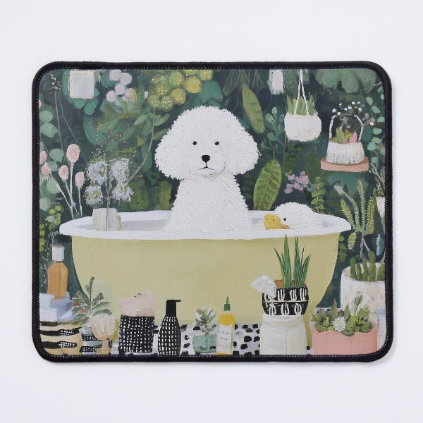 Item preview, POODLE IN A BATHTUB illustration .2 designed and sold by lautir.