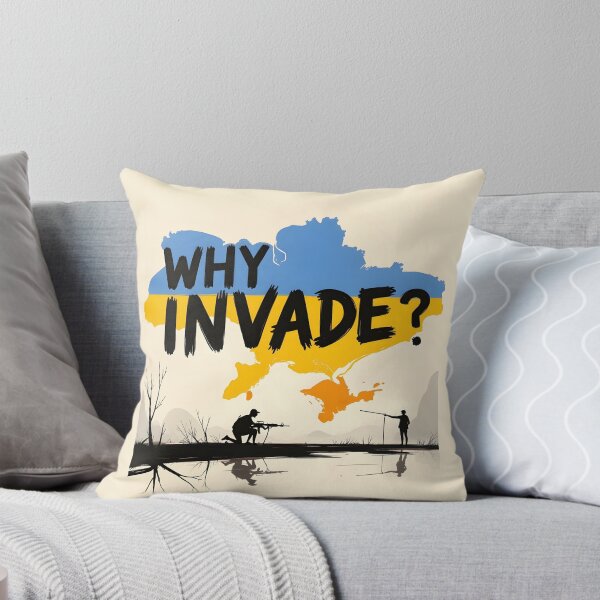 Item preview, WHY INVADE? – Ukraine Conflict Awareness Poster designed and sold by nhk999.