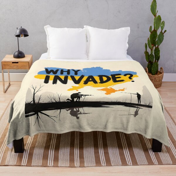 Item preview, WHY INVADE? – Ukraine Conflict Awareness Poster designed and sold by nhk999.