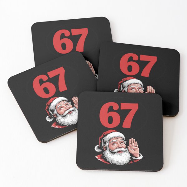 Item preview, 67 Christmas Funny Six Seven Meme Brainrot Santa Claus Xmas designed and sold by BakeryDozen.