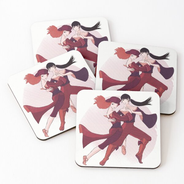 Item preview, Pale Tango - Pirate woman and japanese woman dancing together designed and sold by Graphillustra.