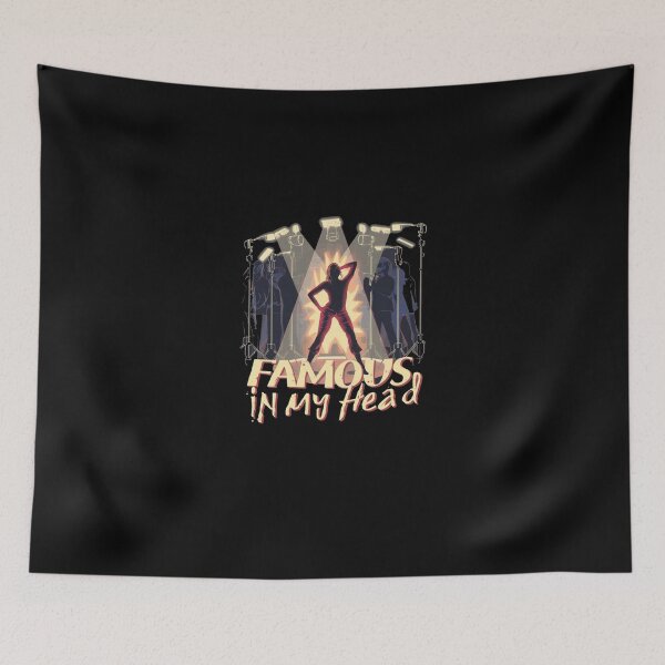 Item preview, Famous In My Head - Main Character Energy Retro Art | Spotlight Diva designed and sold by ConfuseLab Alt.