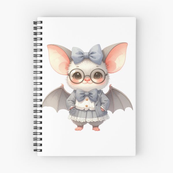 Item preview, Cute Bat Wearing Glasses and Bowtie in Grey Suit designed and sold by takeng07.