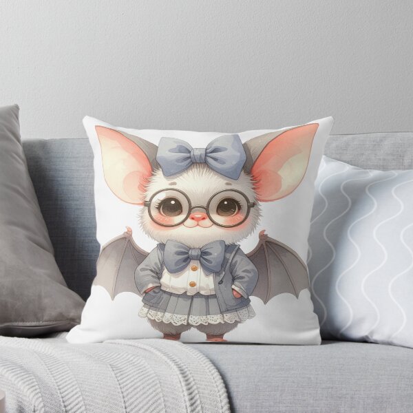 Item preview, Cute Bat Wearing Glasses and Bowtie in Grey Suit designed and sold by takeng07.