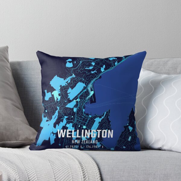 Item preview, Wellington Midnight City Map designed and sold by HomeLivingCo.