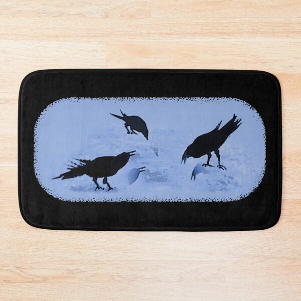 Item preview, Three Crows Reflections Drinking Water designed and sold by MLanestudio.