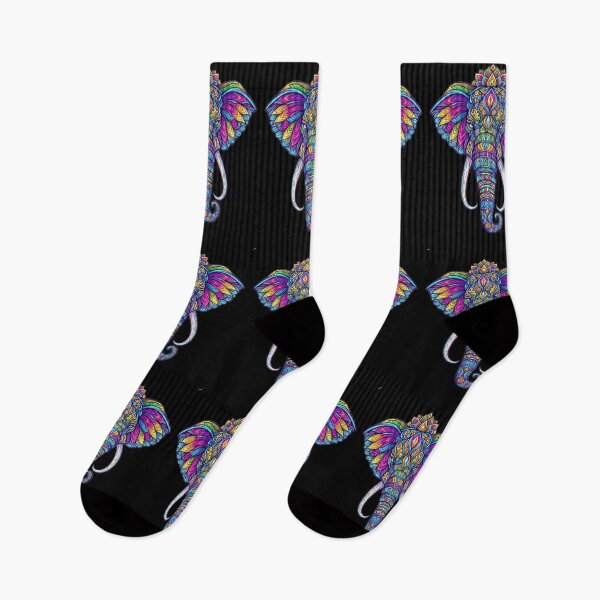 Item preview, Vibrant Psychedelic Elephant Spirit designed and sold by ElephantVibes.