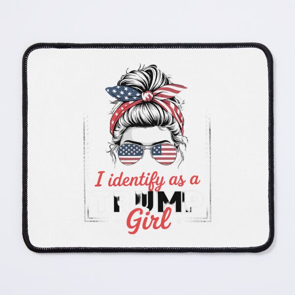 Item preview, Messy Bun Bleached I Identify As Trump Girl Voted For Trump designed and sold by RsFilsingerArt.