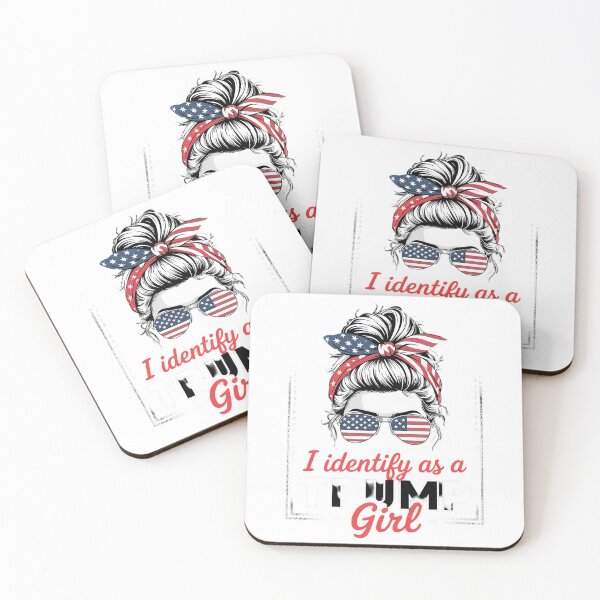 Item preview, Messy Bun Bleached I Identify As Trump Girl Voted For Trump  designed and sold by RsFilsingerArt.