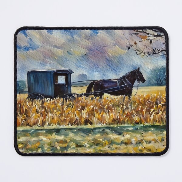 Item preview, Amish Horse and Buggy designed and sold by tomorrowsart.