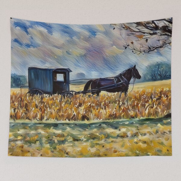 Item preview, Amish Horse and Buggy designed and sold by tomorrowsart.