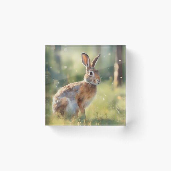 Item preview, Wild Hare in Forest designed and sold by CalmnessbyChoice.