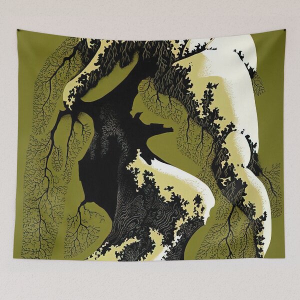 Artikelvorschau, Eyvind Earle - Snow Laden entworfen und verkauft von meldefiart.