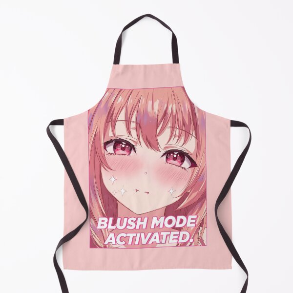 Item preview, Blush Mode Activated - Kawaii Pop Art Reaction | Funny Anime Girl designed and sold by ConfuseLab Shop.