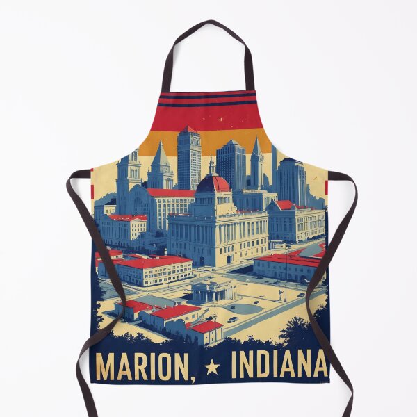 Item preview, Marion Indiana 1950s USA Vintage Travel Tourism designed and sold by TravelersGems.