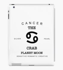 June July Birthday Gifts Born In June July Cancer Gift Zodiac Sign Horoscope iPad Case/Skin