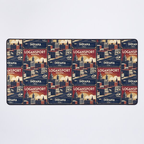 Item preview, Logansport Indiana 1950s USA Vintage Travel Tourism designed and sold by TravelersGems.