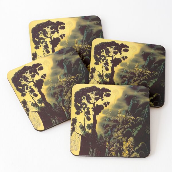 Item preview, Eyvind Earle - Sunset Silhouette designed and sold by meldefiart.