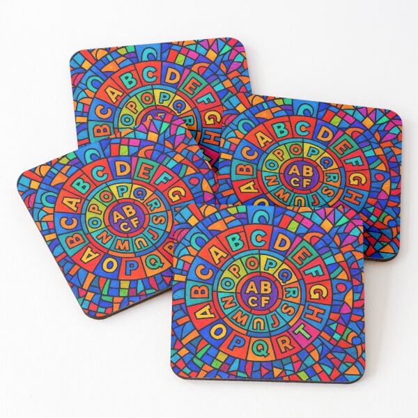 Item preview, Kaleidoscope of letter worlds designed and sold by Sigtrix.