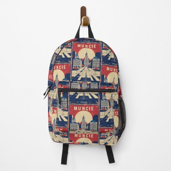 Item preview, Muncie Indiana 1950s USA Vintage Travel Tourism designed and sold by TravelersGems.