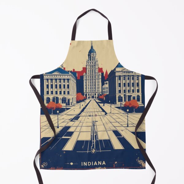 Item preview, Muncie Indiana 1950s USA Vintage Travel Tourism designed and sold by TravelersGems.