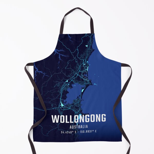 Item preview, Wollongong Midnight City Map designed and sold by HomeLivingCo.