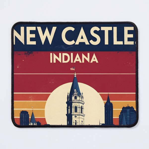 Item preview, New Castle Indiana 1950s USA Vintage Travel Tourism designed and sold by TravelersGems.