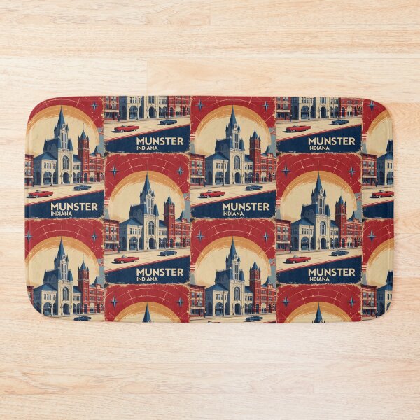 Item preview, Munster Indiana 1950s USA Vintage Travel Tourism designed and sold by TravelersGems.